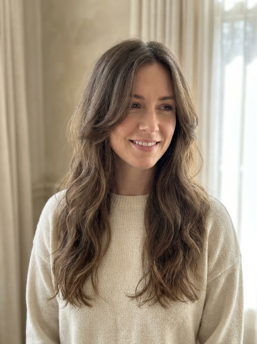 Butterfly Layers für lange Haare als Long Layers Haircut Inspiration 2026